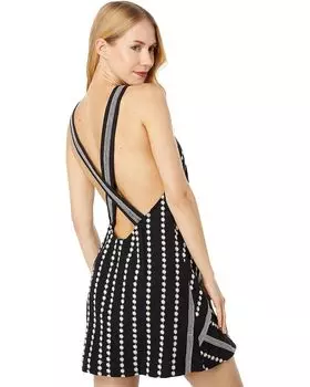Платье Free People Juni Mini Dress, черный