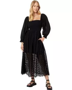 Платье Free People Perfect Storm Midi, черный