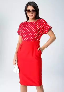 Платье-футляр Awesome Apparel, цвет red