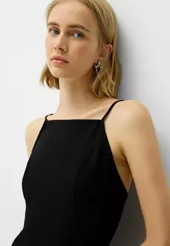 Платье-футляр Bershka, черный деним