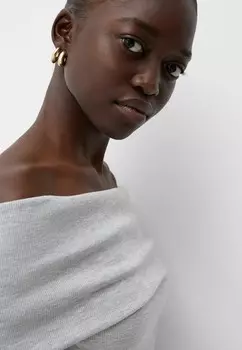 Платье-футляр Bershka, серый