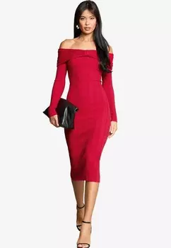 Платье-футляр Lipsy, красный