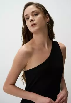 Платье-футляр ONE-SHOULDER MINI Jimmy Key, черный