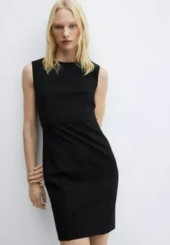 Платье-футляр PALOMA Mango, цвет black