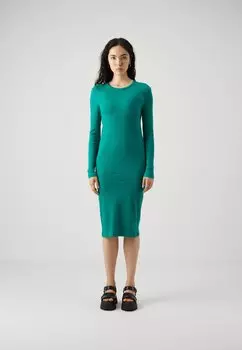 Платье-футляр VMLAVENDER O NECK DRESS Vero Moda, цвет pepper green