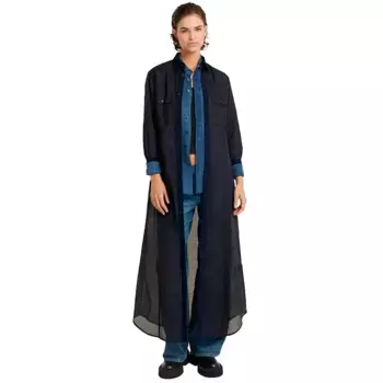 Платье G-Star Indigo Voile long, синий