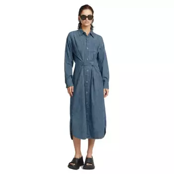 Платье G-Star Long Tab long sleeve, синий