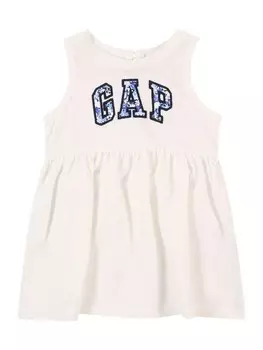 Платье GAP Dress, белый