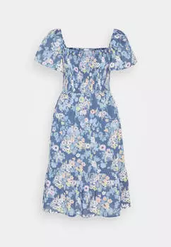 Платье Gap Smock Summer, синий