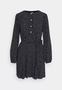 Платье Gap Tie Waist, черный