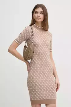 Платье Guess, бежевый