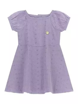 Платье Guess BRODERIE ANGLAISE, фиолетовый