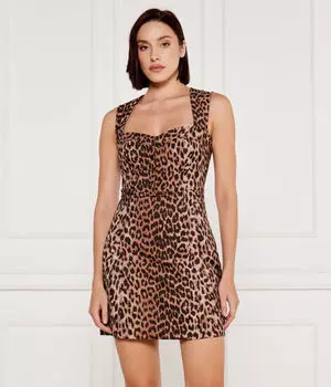 Платье Guess Jeans Desire, бежевый