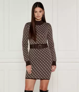 Платье GUESS, коричневый