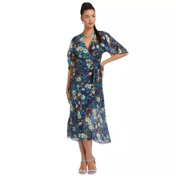 Платье Guess Mit Allover-Print, синий