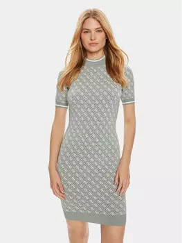Платье Guess, зеленый