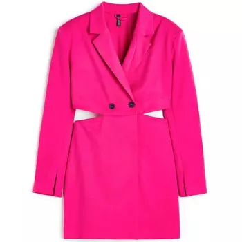 Платье H&amp;M Cut-out Jacket, ярко-розовый