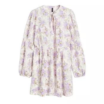 Платье H&M+ Patterned A-line, белый