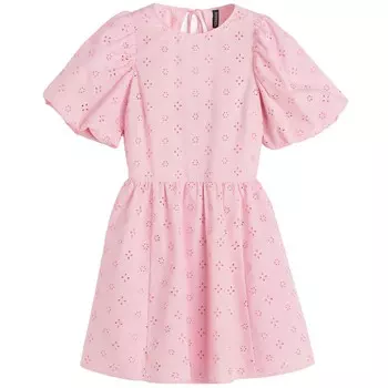 Платье H&M Puff-sleeved, светло-розовый