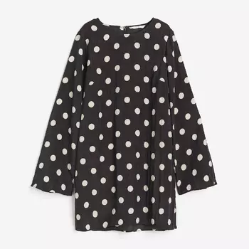 Платье H&M Crinkled, черный
