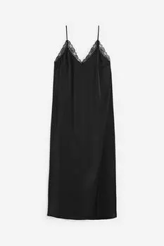 Платье H&M Strapless, черный