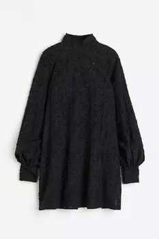 Платье H&M Textured, черный