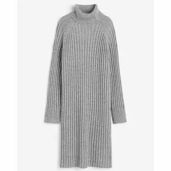Платье H&M Turtleneck, серый