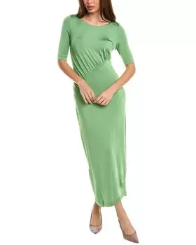 Платье Hugo Boss Etalicy, зеленый