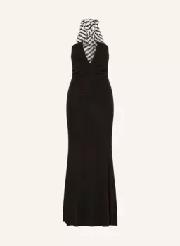 Платье ирис Reiss, черный
