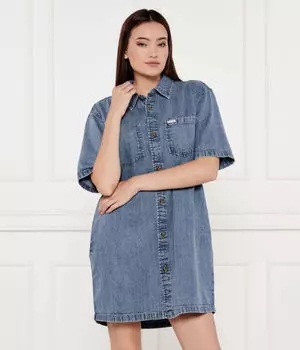 Платье из денима Guess Jeans, синий