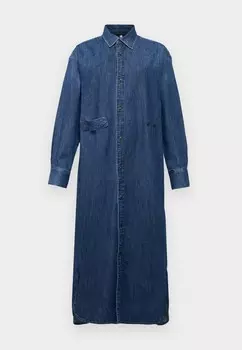 Платье из денима LONG TAB DRESS G-STAR, синий деним