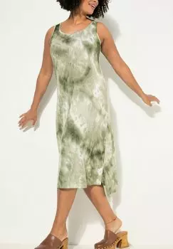 Платье из джерси BATIKDRUCK RUNDHALS RMELLOS Angel of Style, темно-зеленый