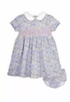 Платье из джерси DITSY FLORAL SMOKED Jojo Maman Bb, фиолетовый