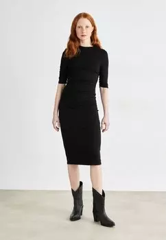 Платье из джерси DKNY, черный