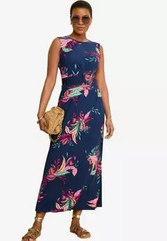 Платье из джерси KNOT FRONT SLEEVLESS-REGULAR FIT Love & Roses, синий