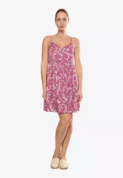 Платье из джерси Le Temps Des Cerises "ROBE ELDEN" с модным узором пейсли, розовый