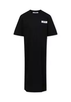 Платье из джерси MANICA CORTA MSGM, черный