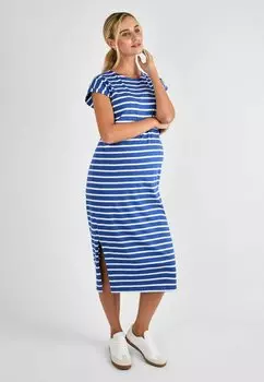 Платье из джерси MATERNITY FIT JoJo Maman Bb, синий
