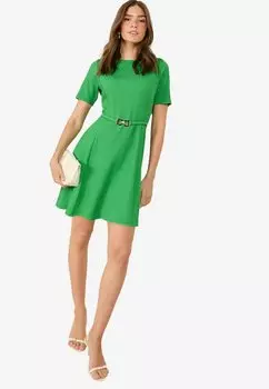 Платье из джерси REGULAR FIT-SHORT SLEEVE Friends Like These, зеленый
