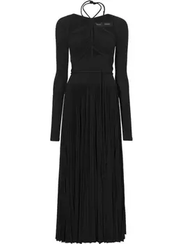 Платье из джерси с вырезом халтер Proenza Schouler, черный