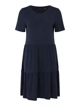 Платье из джерси VERO MODA Dress FILLI CALIA, темно-синий