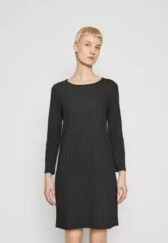 Платье из джерси Vmmoni 7/8 Short Dress Vero Moda, цвет black/white