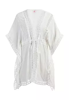 Платье IZIA Kimono Mit Lochspitze, белый