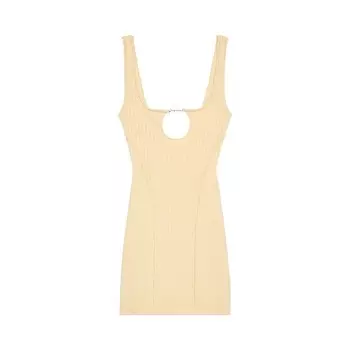 Платье Jacquemus La Mini Robe Sierra, цвет Light Ivory