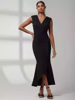 Платье Jolie Moi Mabruka Frill Maxi, черный