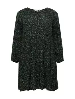 Платье Kaffe, зеленый/черный