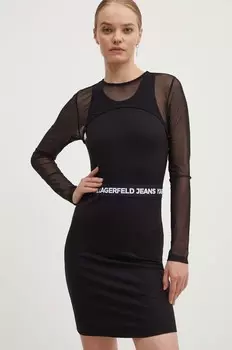 Платье Karl Lagerfeld Jeans, черный