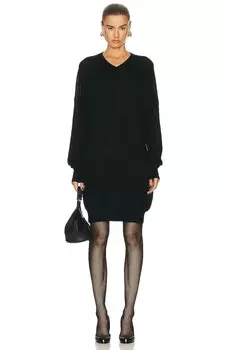 Платье Khaite Marano Sweater, черный