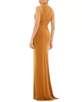 Платье-колонна Mac Duggal, цвет Caramel