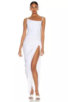 Платье La Robe Saudade Longue Jacquemus, белый